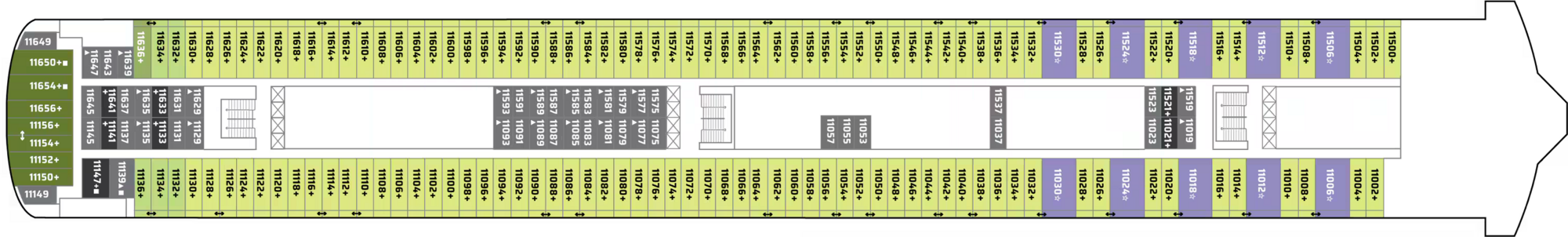 Deck 11 plan